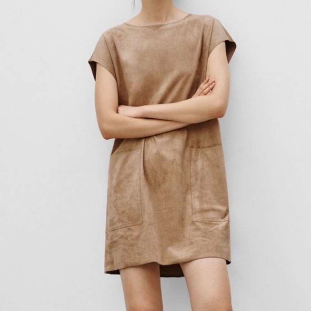 Aritzia Suede Dress Size XS